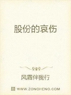 《股份的哀伤》小说封面