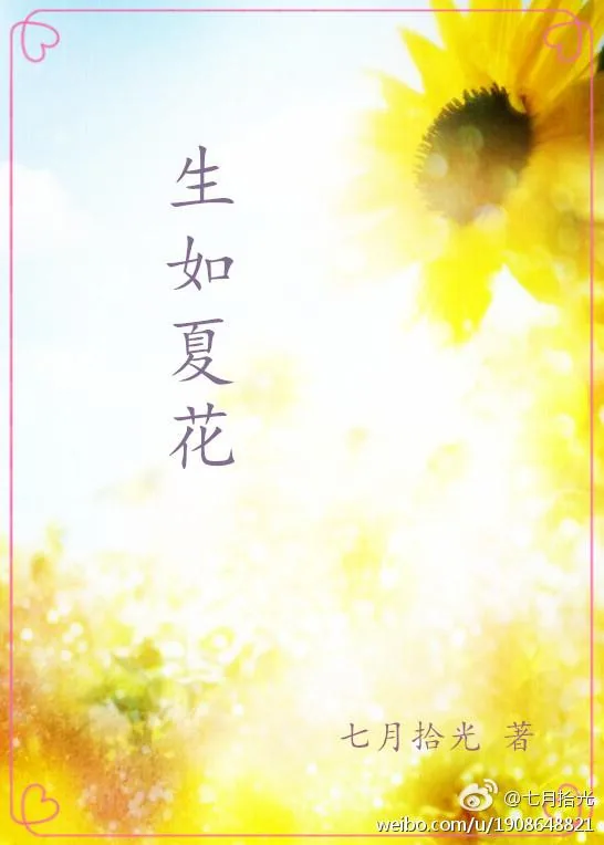 《生如夏花》小说封面