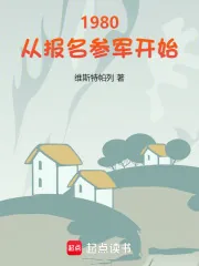 《1980：从报名参军开始》小说封面