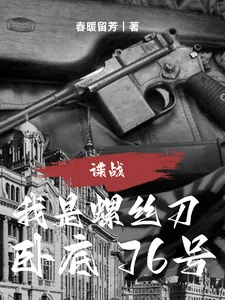 《谍战：我是螺丝刀，卧底76号》小说封面