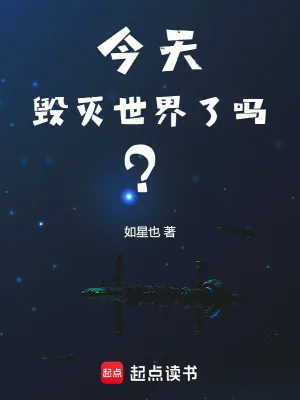 《今天毁灭世界了吗？》小说封面