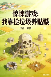 《惊悚游戏：我靠捡垃圾养骷髅》小说封面