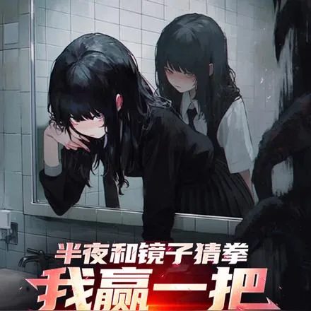 《半夜和镜子猜拳，我赢一把就睡》小说封面