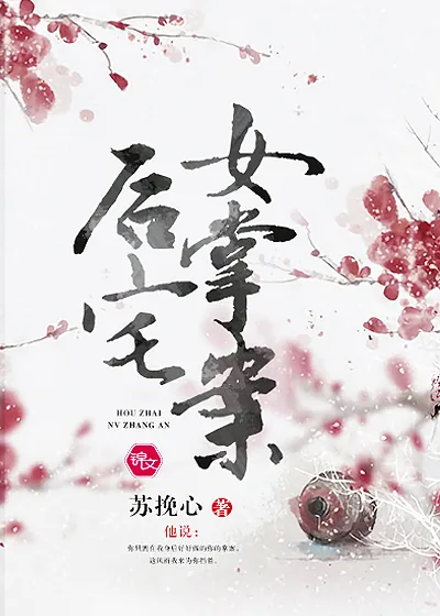 《后宅女掌案》封面