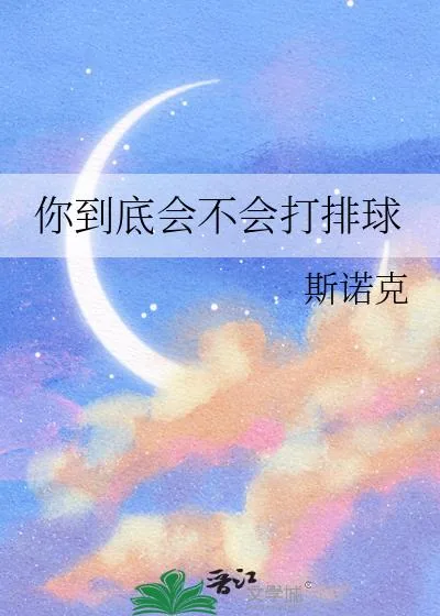 《你到底会不会打排球》小说封面