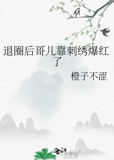 《退圈后哥儿靠刺绣爆红了》小说封面