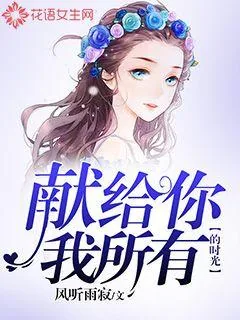 《献给你我所有的时光》小说封面