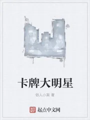 《卡牌大明星》小说封面