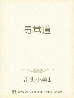 《寻常道》小说封面