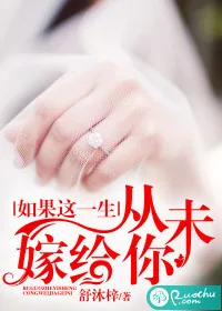 《如果这一生,从未嫁给你》小说封面
