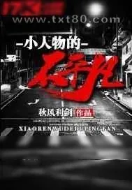 《小人物的不平凡》小说封面