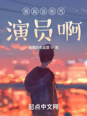 《我真没想当演员啊！》小说封面