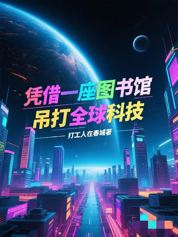 《凭借一座图书馆,吊打全球科技》小说封面