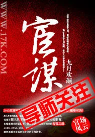 《宦谋》小说封面