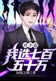 《对不起，我选七百五十万》小说封面