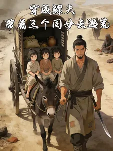 《穿成鳏夫，带着三个闺女去逃荒》小说封面